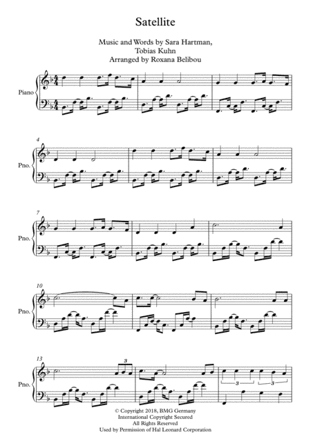 Satellite (arr. Roxana Belibou)
