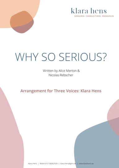 Why So Serious (arr. Klara Hens)