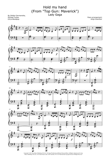 Hold My Hand (arr. Antje Günther)