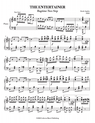 The Entertainer - Joplin (arr. Theoria Music)