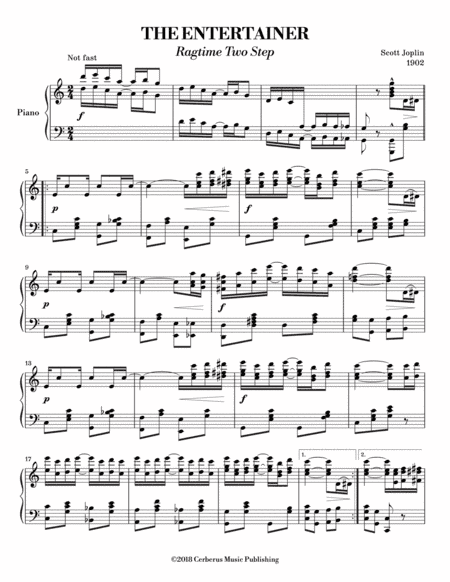 The Entertainer - Joplin (arr. Theoria Music)