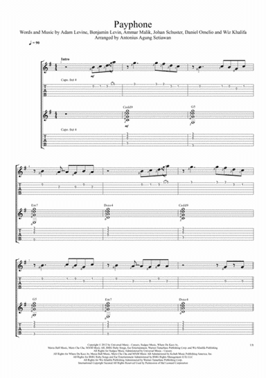 Payphone (arr. Antonius Agung Setiawan)