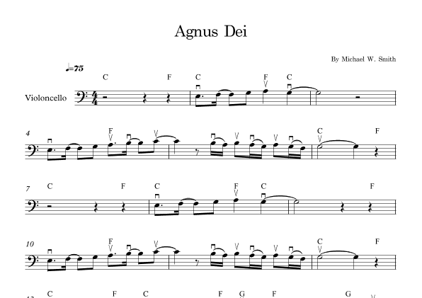 Agnus Dei (arr. E.P)