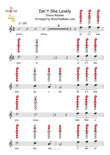 Isn't She Lovely (arr. WindTab)