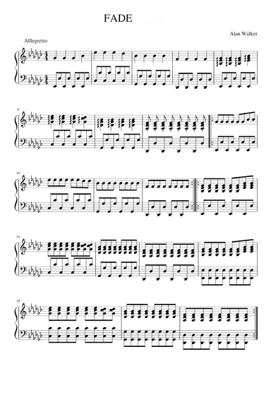 Faded (arr. Alan Walker)