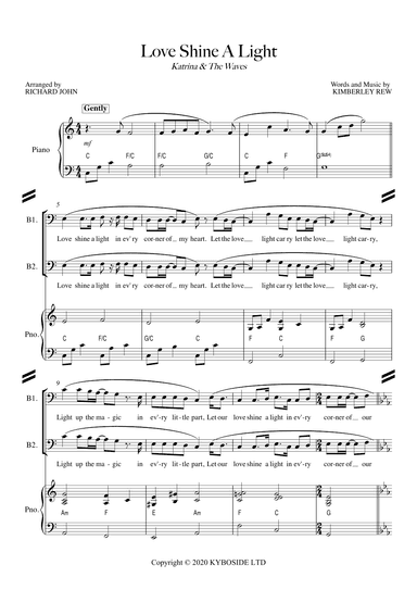 Love Shine A Light (arr. Richard John)