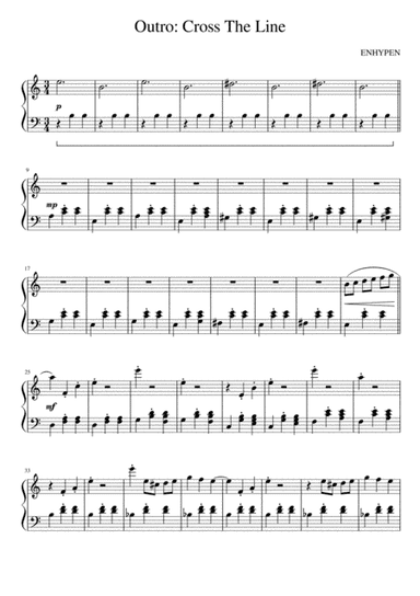 Outro : Cross The Line (arr. Batmej)