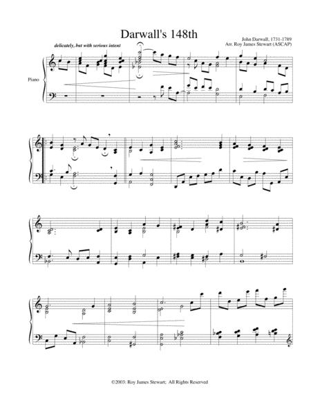 Darwall's 148th (Rejoice the Lord is King) (arr. Roy James Stewart)