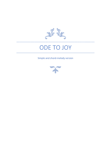 Ode to Joy Ukulele Solo (Simple & Chord-Melody Version) (arr. Mona Wang)