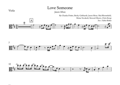 Love Someone (arr. Fabio Britto)