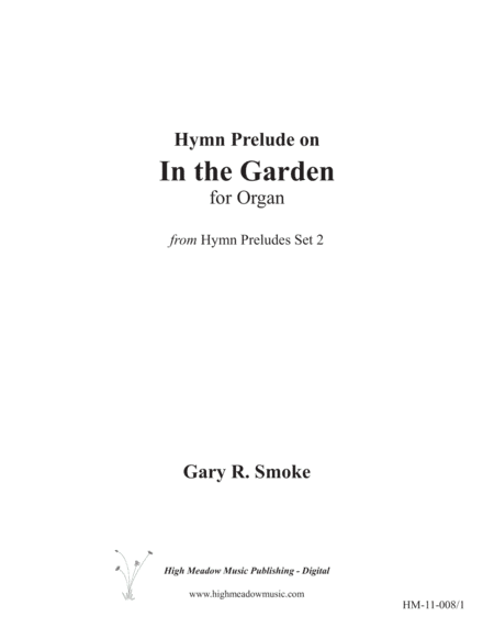 In the Garden (arr. Gary R. Smoke)