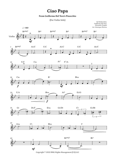 Ciao Papa (arr. Henrique Olilveira)