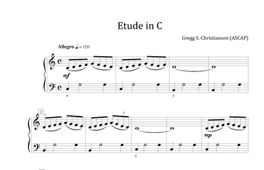 Etude in C