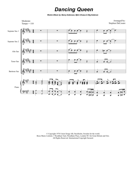 Dancing Queen (arr. Stephen DeCesare)