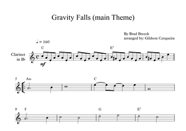 Gravity Falls (main Theme) (arr. Gildson Cerqueira)