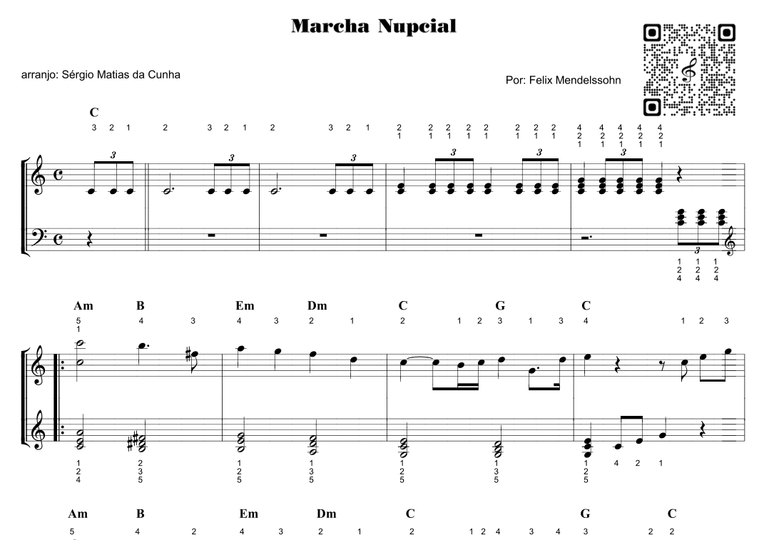 Marcha Nupcial (arr. Sérgio Matias da Cunha)