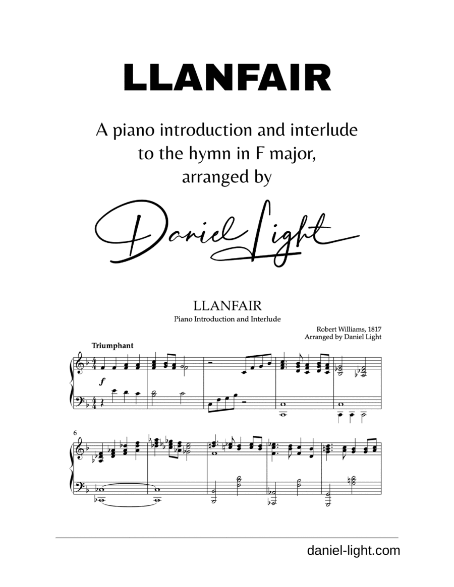 LLANFAIR (Piano Introduction & Interlude) (arr. Daniel Light)