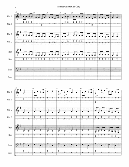 Infernal Galop (the Can-Can from Orpheus in the Underworld) (arr. Aaron Juhl)