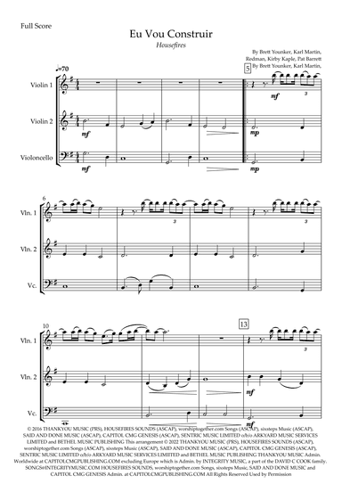 Build My Life (arr. Fabio Britto)
