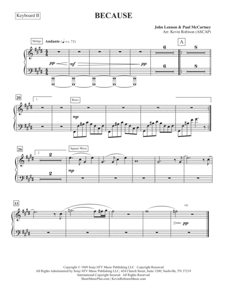 Because (arr. Kevin Robison)