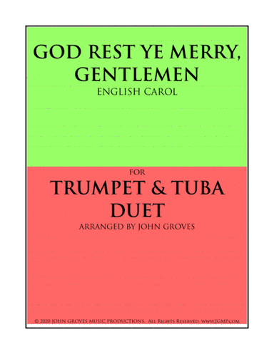 God Rest Ye Merry, Gentlemen - Trumpet & Tuba Duet (arr. John Groves)