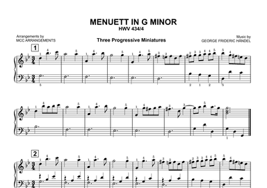 Menuett in G minor (arr. MCC Arrangements)