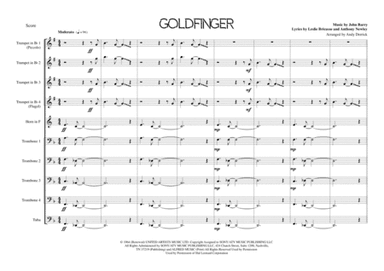 Goldfinger (arr. Andy Derrick)