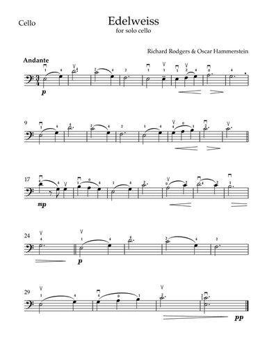 Edelweiss (arr. Leo Soeda)