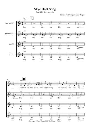 The Skye Boat Song (arr. Anne Dargue)