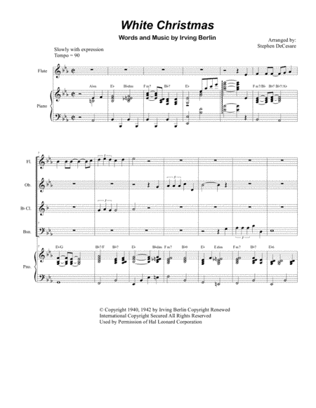 White Christmas (arr. Stephen DeCesare)