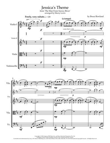 Jessica's Theme (breaking In The Colt) (arr. Sherry Lewis)