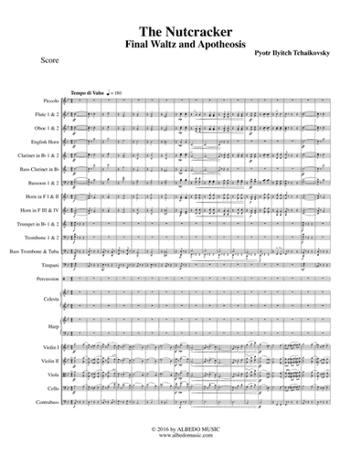 Final Waltz and Apotheosis from The Nutcracker for Full Orchestra (arr. Doug Clyde)