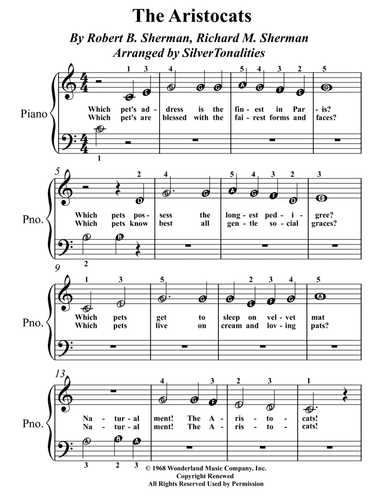 The Aristocats (arr. Robert B. Sherman)