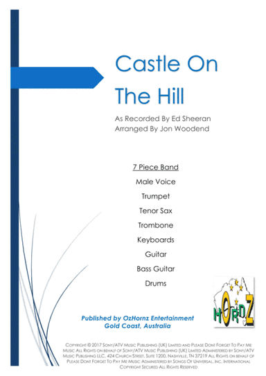 Castle On The Hill (arr. Jon Woodend)