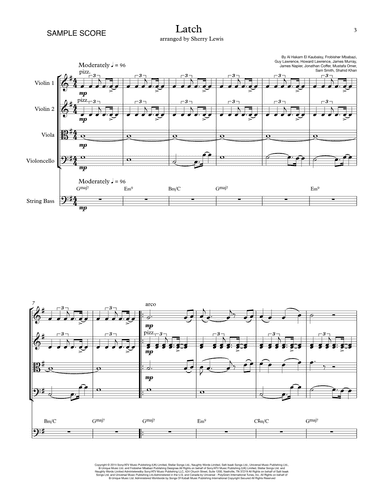 Latch (arr. Sherry Lewis)