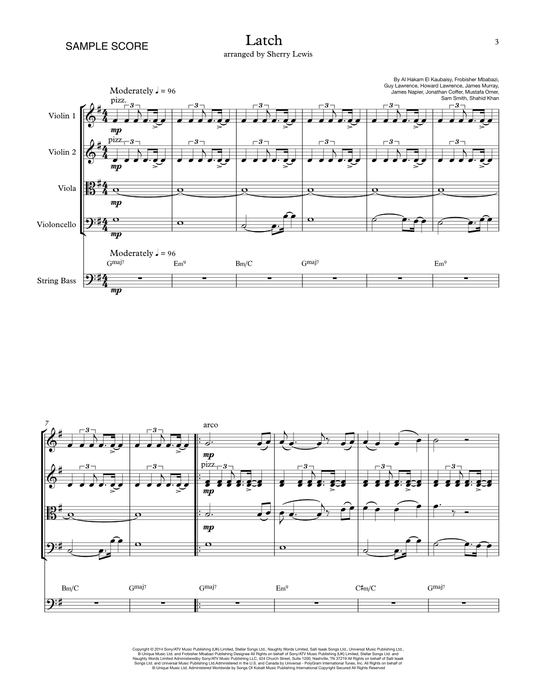 Latch (arr. Sherry Lewis)