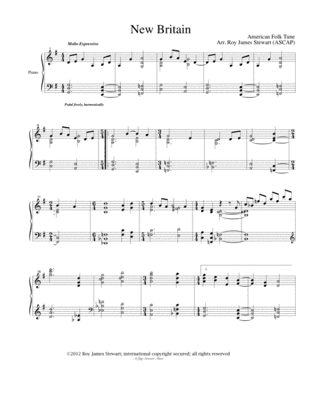 New Britain (Amazing Grace) (arr. Roy James Stewart)