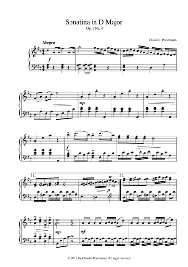 Sonatina in D Major