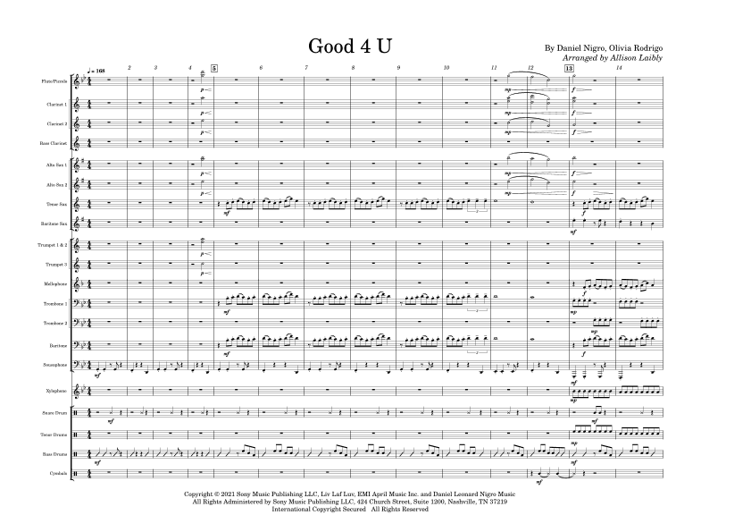 Good 4 U (arr. Allison Laibly)