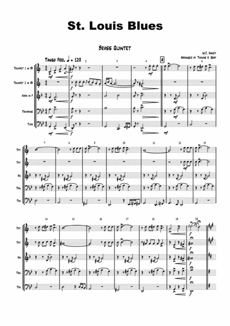 St. Louis Blues - Brass Quintet (arr. Thomas H. Graf)