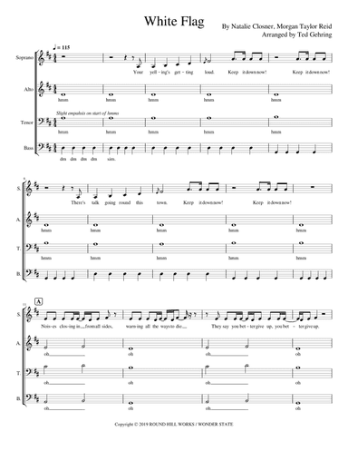White Flag (arr. Ted Gehring)