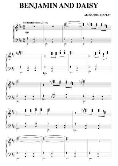 Benjamin And Daisy (arr. Juan A. Perez)