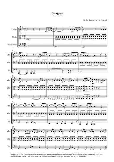 Perfect (arr. Caroline Pearsall)