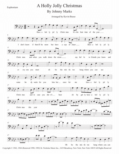 A Holly Jolly Christmas (arr. Kevin Busse)