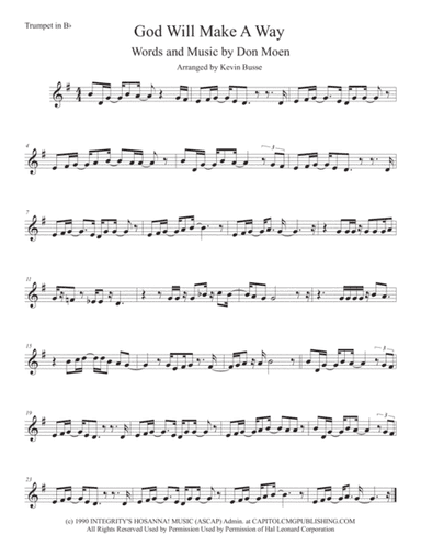 God Will Make A Way (arr. Kevin Busse)
