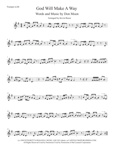 God Will Make A Way (arr. Kevin Busse)