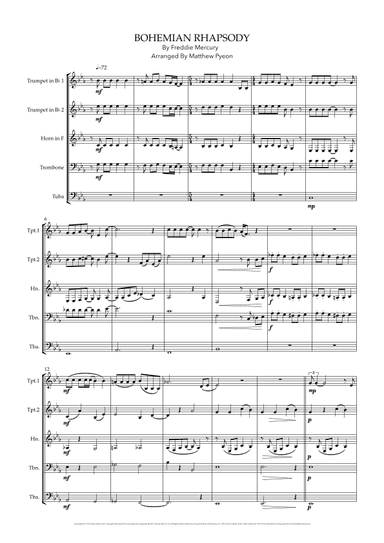 Bohemian Rhapsody (arr. Matthew pyeon)