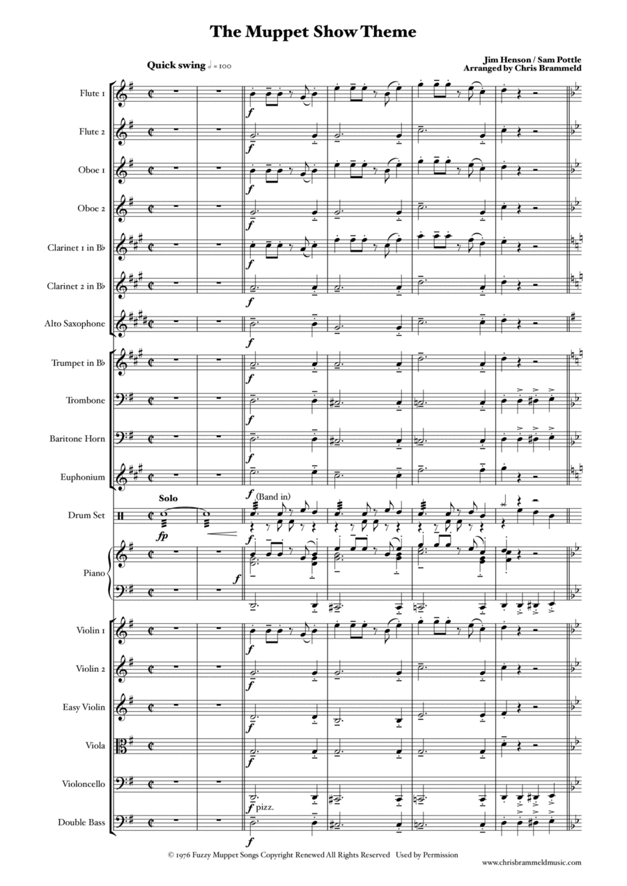 The Muppet Show Theme (arr. Chris Brammeld)