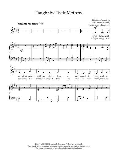 Taught by Their Mothers