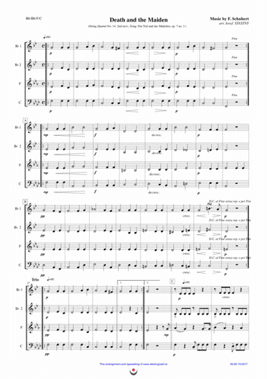 Death and the Maiden (arr. Josef STASTNY)